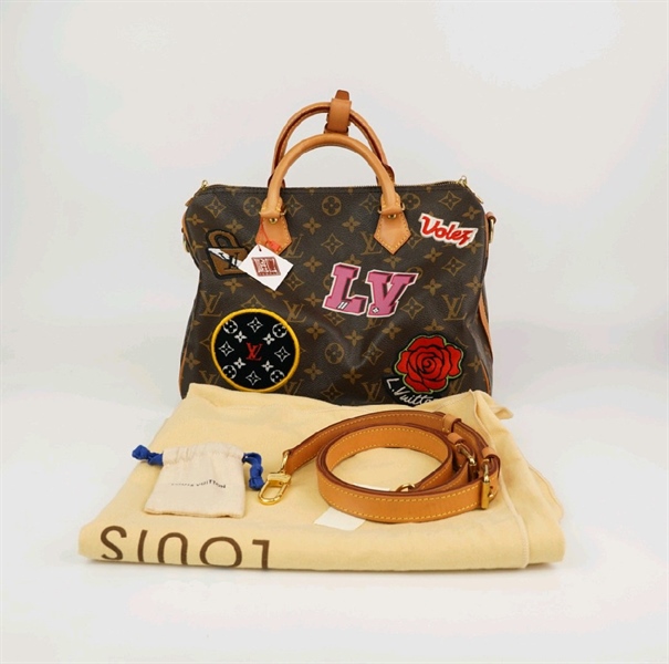 Túi LV Speedy họa tiết màu +