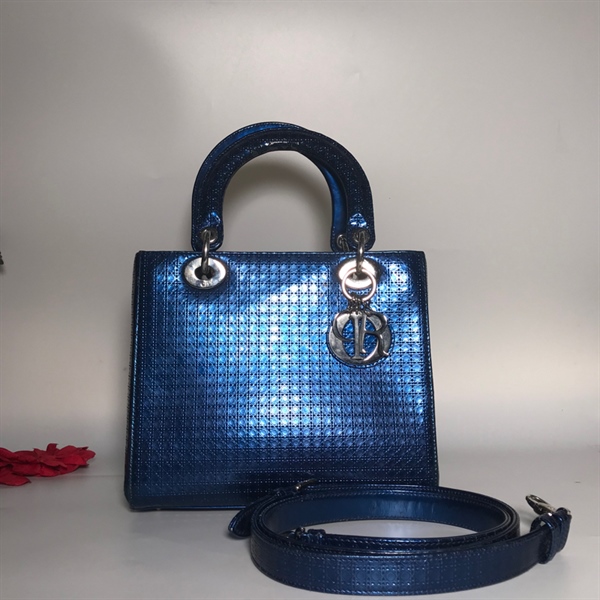 Túi lady dior xanh KG+