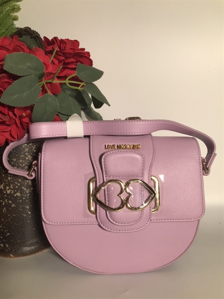 Túi Love Moschino hồng KG+