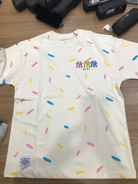 Áo MLB kem chấm màu size M KG+