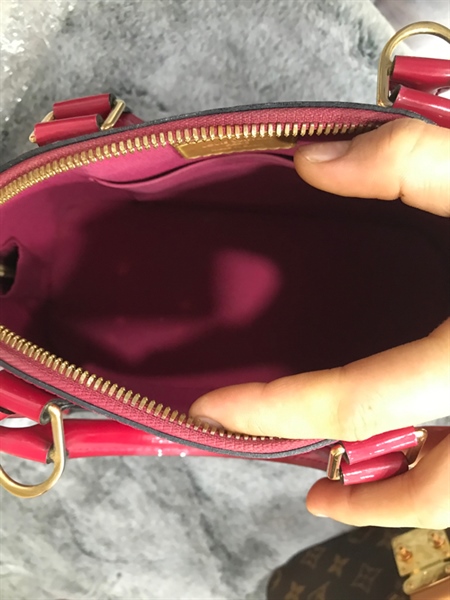 Túi LV Alma Đỏ Bóng+