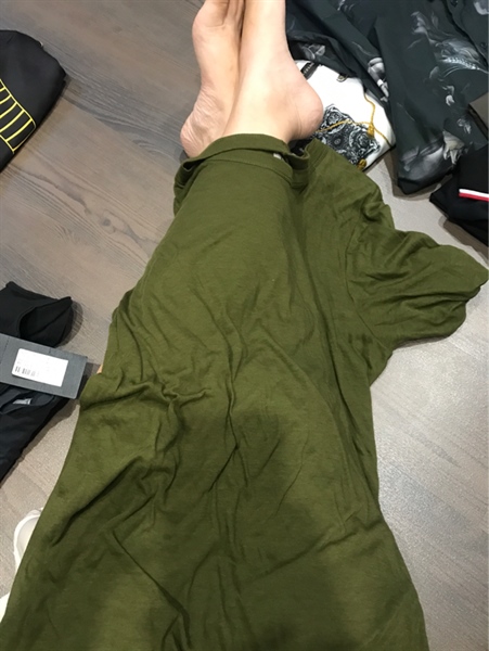 Áo thun xanh rêu Rick Omen KG+