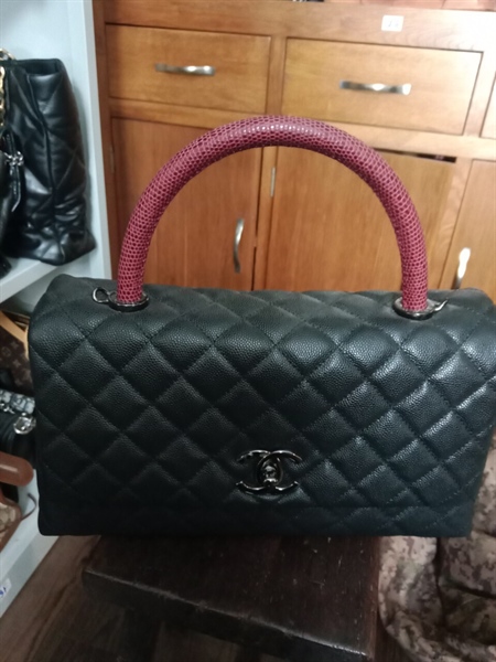 Túi Chanel xách đỏ +
