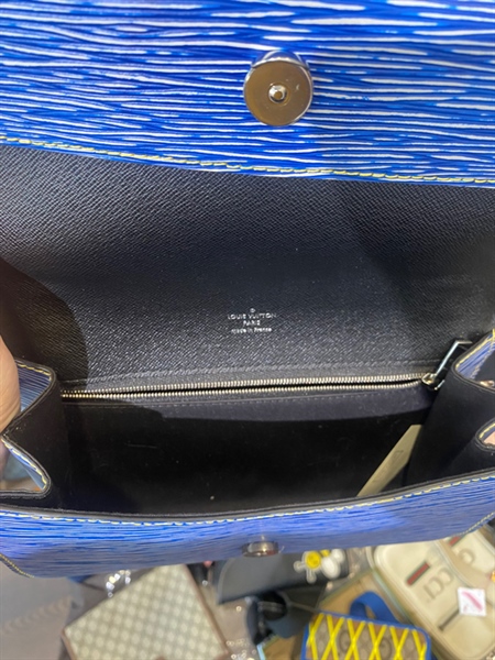 Túi LV xanh logo nổi KG+