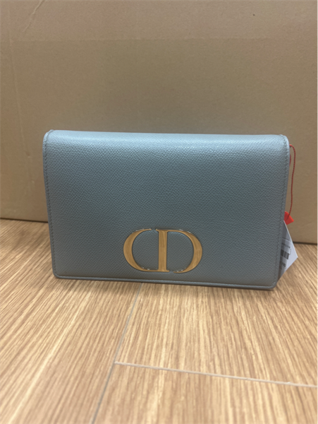 Túi dior xanh ximăng khoá trắng +