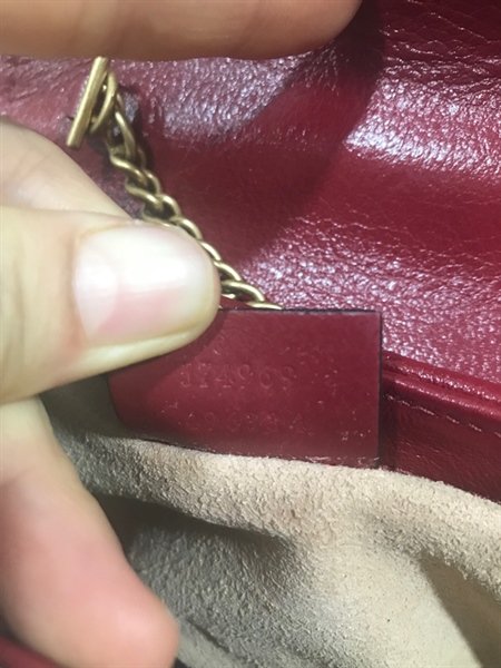 Túi GG Đen Viền Đỏ 16cm+