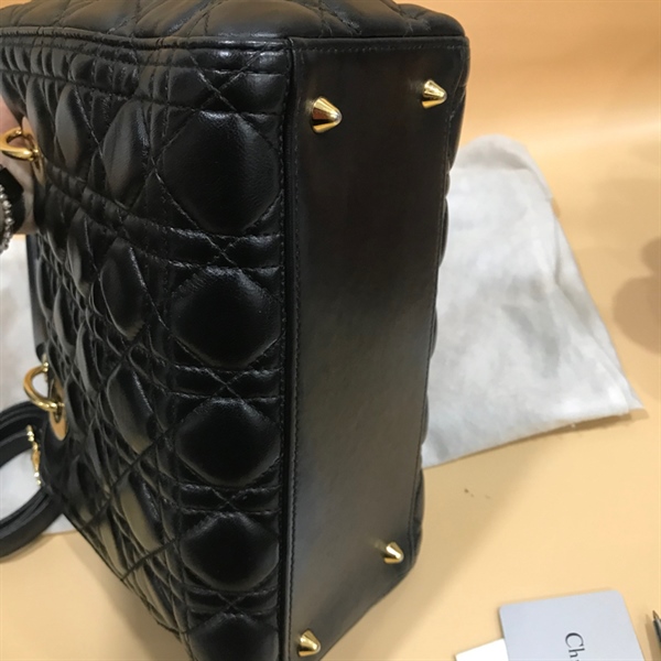 Túi Lady Dior Đen KG+