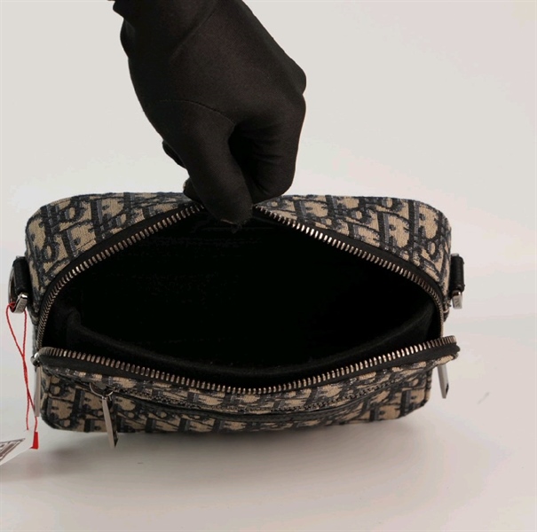 Túi Dior viền da đen - TB +