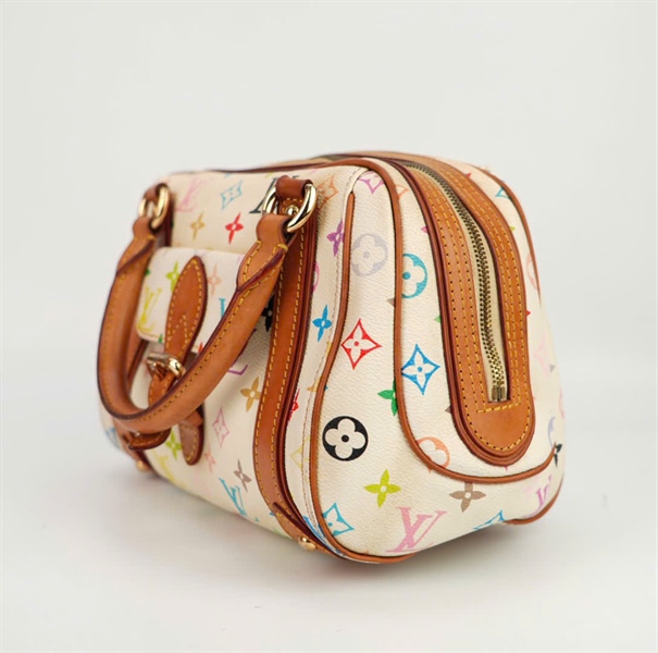 Túi LV hoa màu quai nâu size 24 ++