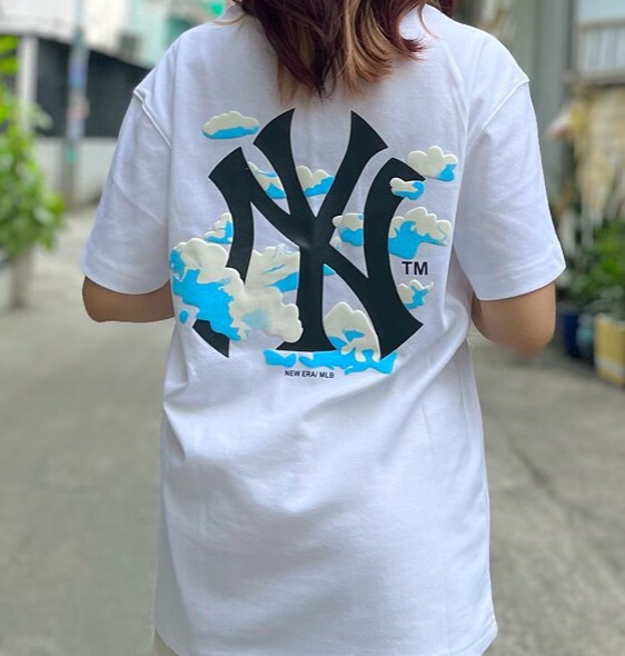 Áo thun đám mây NY trắng M KG+