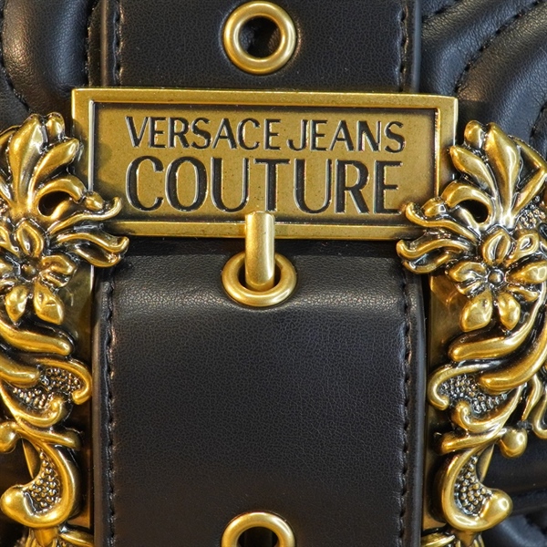 Túi Versace vân đen kèm khăn KG+