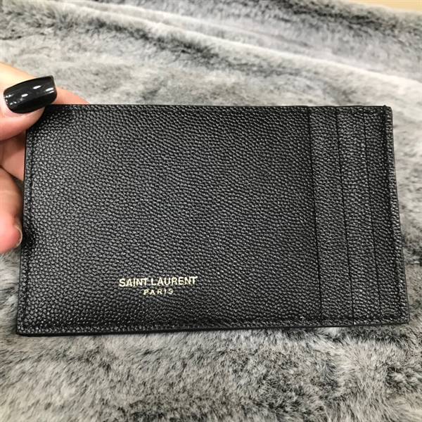 Ví Card Holder YSL Đen+