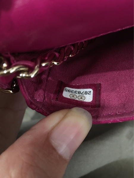 Túi Chanel đứng hồng KG+