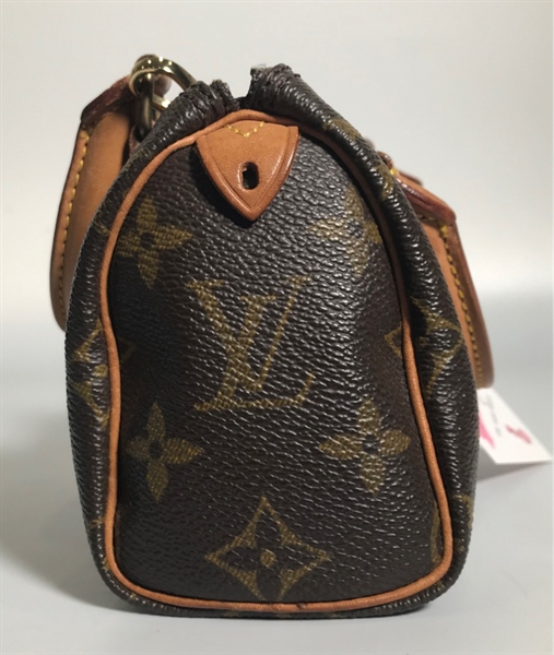 Túi LV nhỏ có quai xách vàng KG+