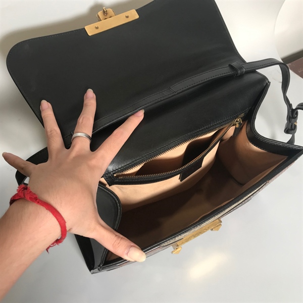 Túi Gucci hổ viền da trăn KG+