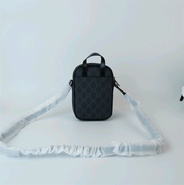 Túi GG đeo chéo màu đen KG+