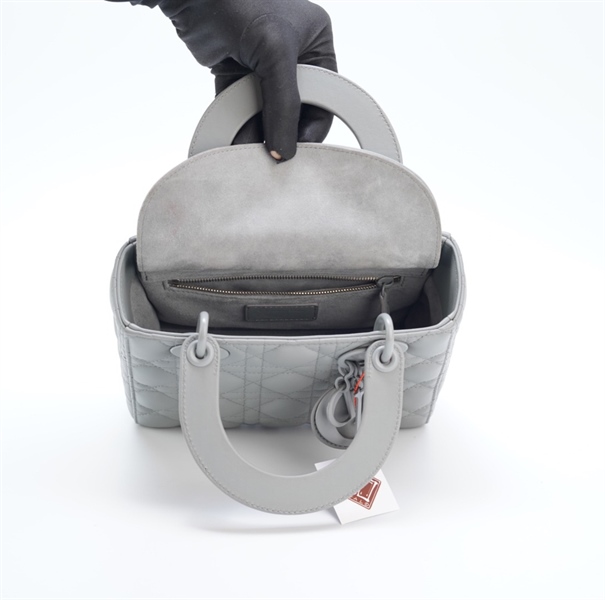 Túi Dior Lady màu xám size 20 +