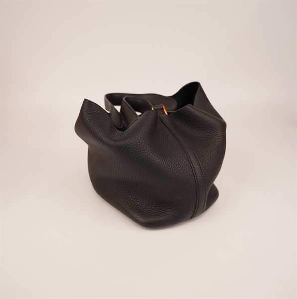 túi Hermes đen quai cầm+