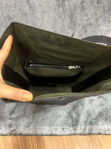 Túi LV vintage hộp đứng vân đen +