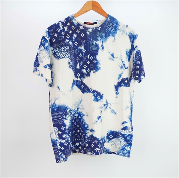 Áo thun LV xanh loang +
