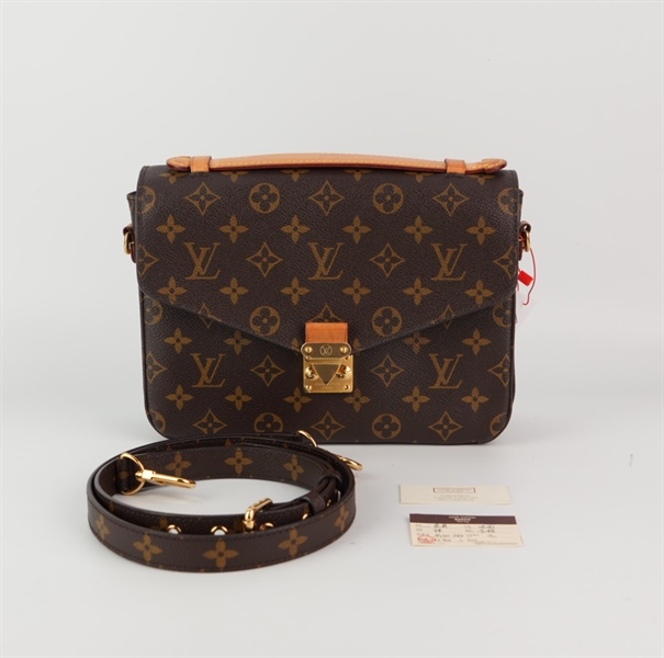 Túi LV metis hoa nâu sz 24cm +