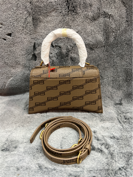 Túi Balenciaga Hourglass bag nâu +