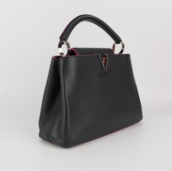 Túi LV capu đen viền hồng (TR4114) sz26+