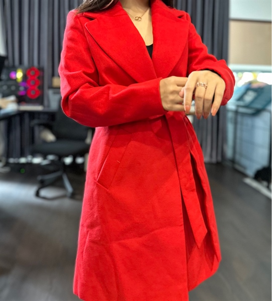 Áo khoác dạ đỏ KG+