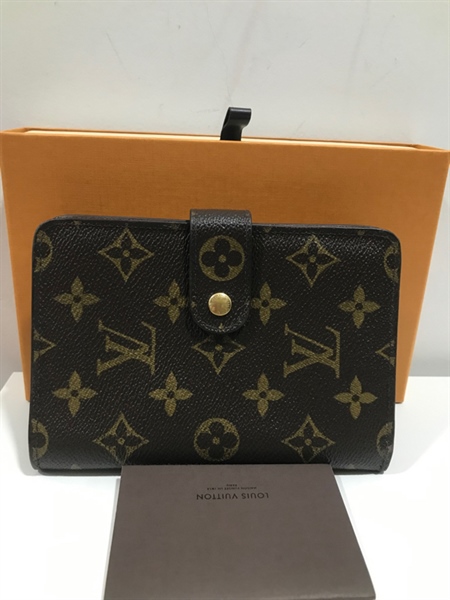 Ví LV Passport Hoa Nâu+