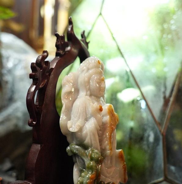 Bức Quan Âm ngọc cẩm thạch 742233 +