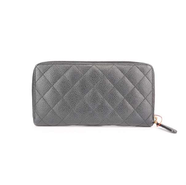 Ví Chanel Zip Classic đen +