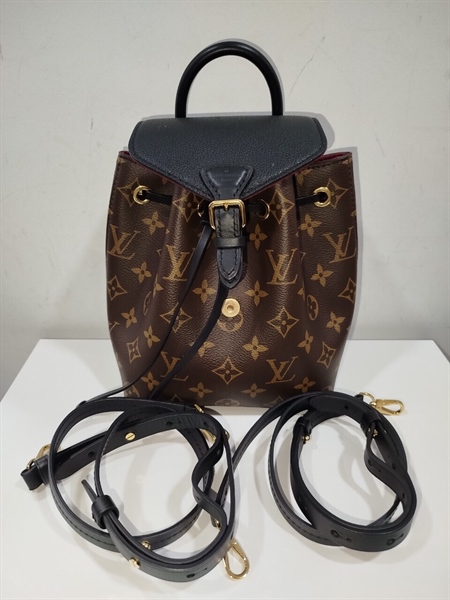 Balo LV Nâu Đen Lòng Đỏ+