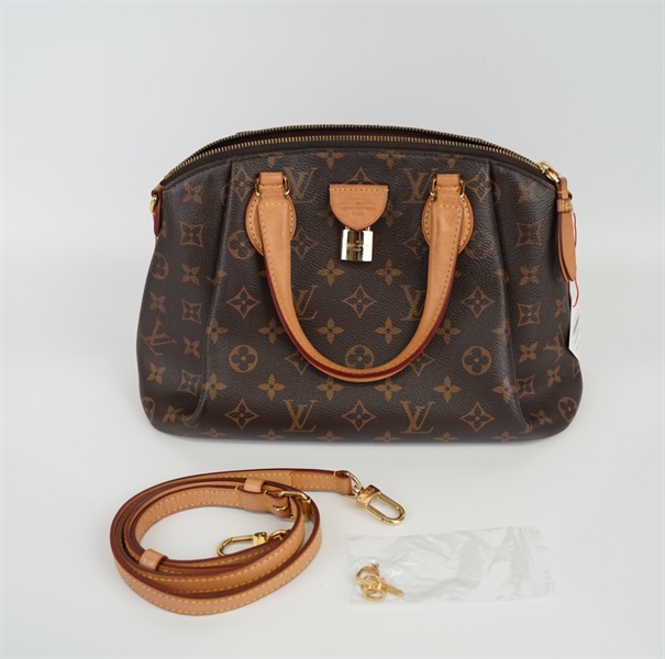 Túi LV hoa nâu đường gấp +