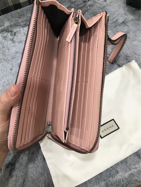 Ví Cầm Tay GG Màu Hồng+