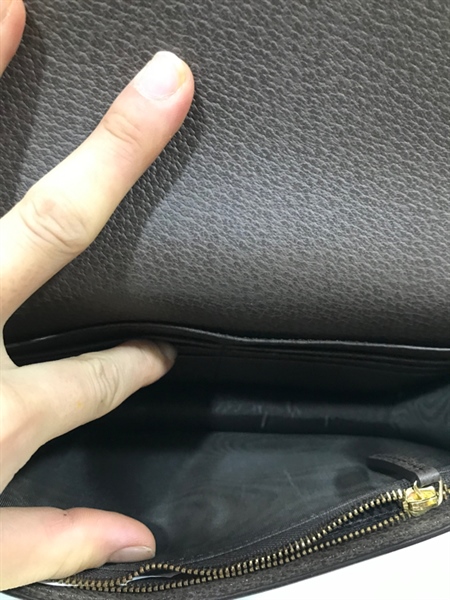 Túi GG Xám Sọc Xanh Rêu+