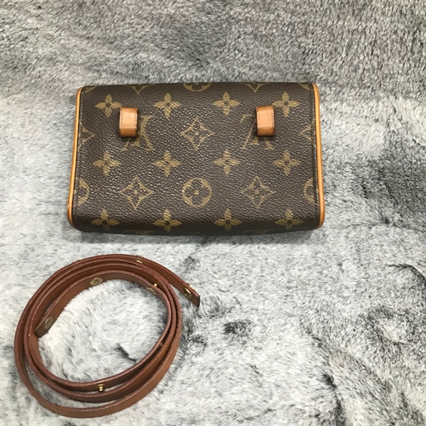 Túi LV beltbag hoa nâu +