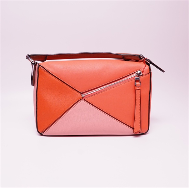 Túi LOEWE màu cam phối hồng size 24 +
