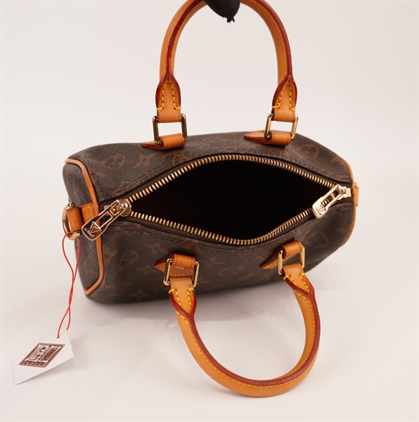 Túi LV Speedy size nhỏ quai nâu ++