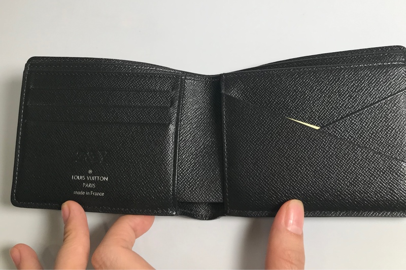 Ví LV xanh đen ô vuông KG+