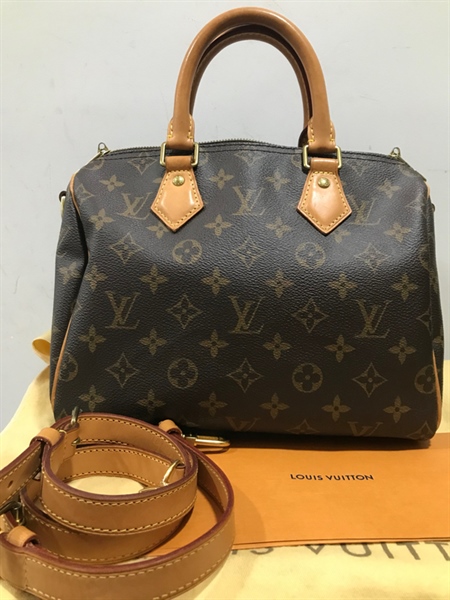 Túi Speedy LV Hoa Nâu+
