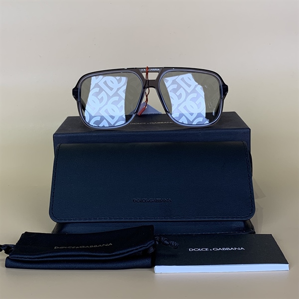 Kính D&G gọng xám trong KG+