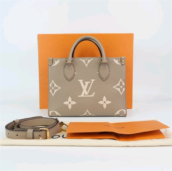 Túi LV onthego mini màu xám KG+