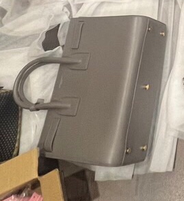 Túi YSL xám chữ nhật