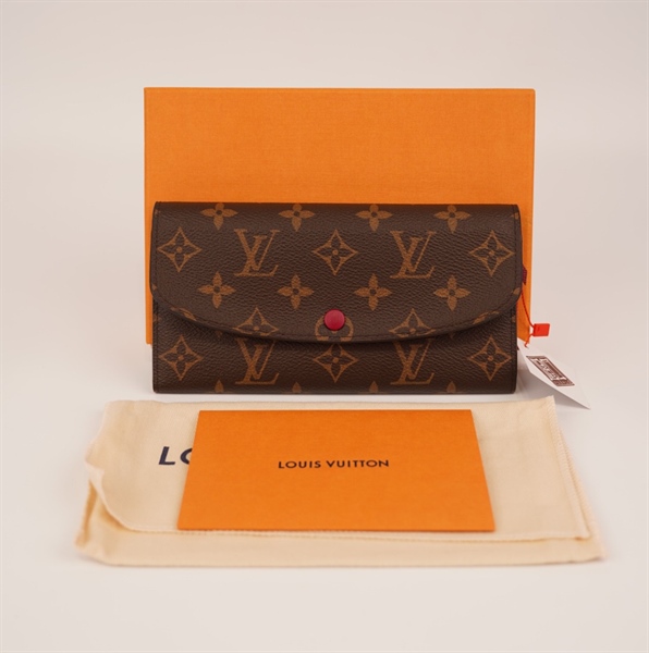 Ví LV dài lòng đỏ rượu+