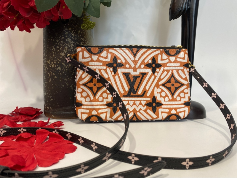 Túi LV hoạ tiết cam nhỏ KG+