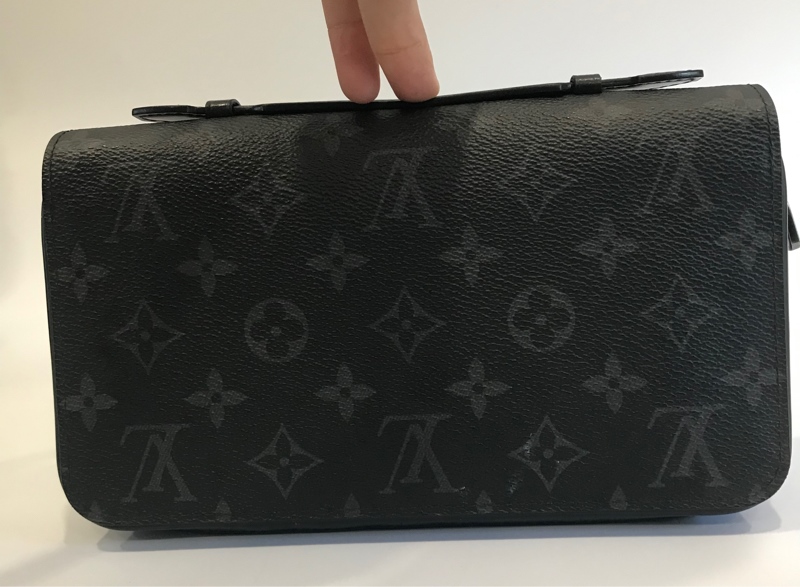 Túi Lv xanh đen hoa KG+