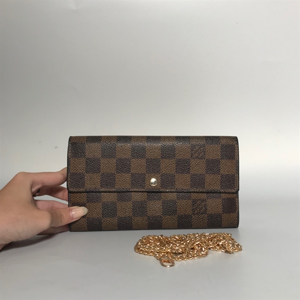 Ví LV ô xích vàng +