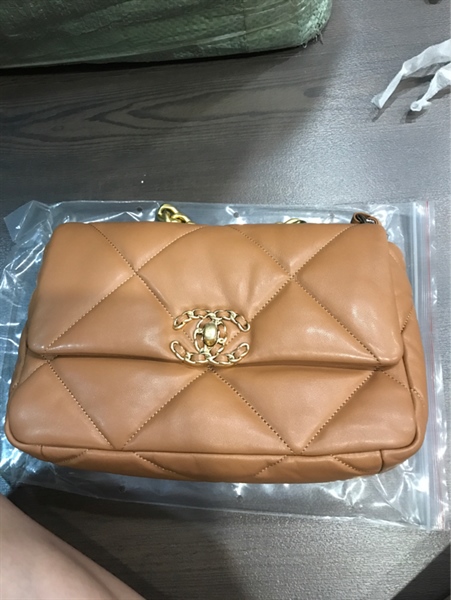 Túi Chanel Flap C19 nude +