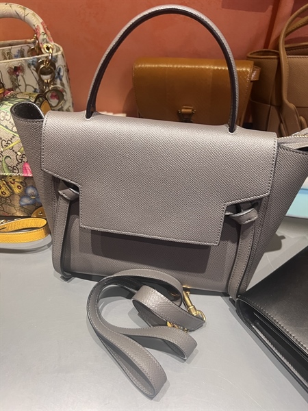 Túi Celine vân màu xám +