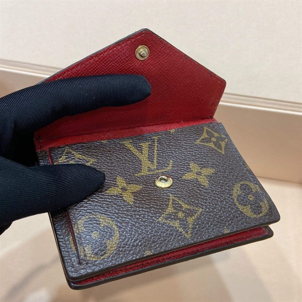 Ví Đựng Thẻ LV Lòng Đỏ+